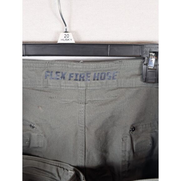 Duluth Flex Fire Hose Relaxed Fit Cargo Pants Gray Men's Size 46x30 - Picture 12 of 14